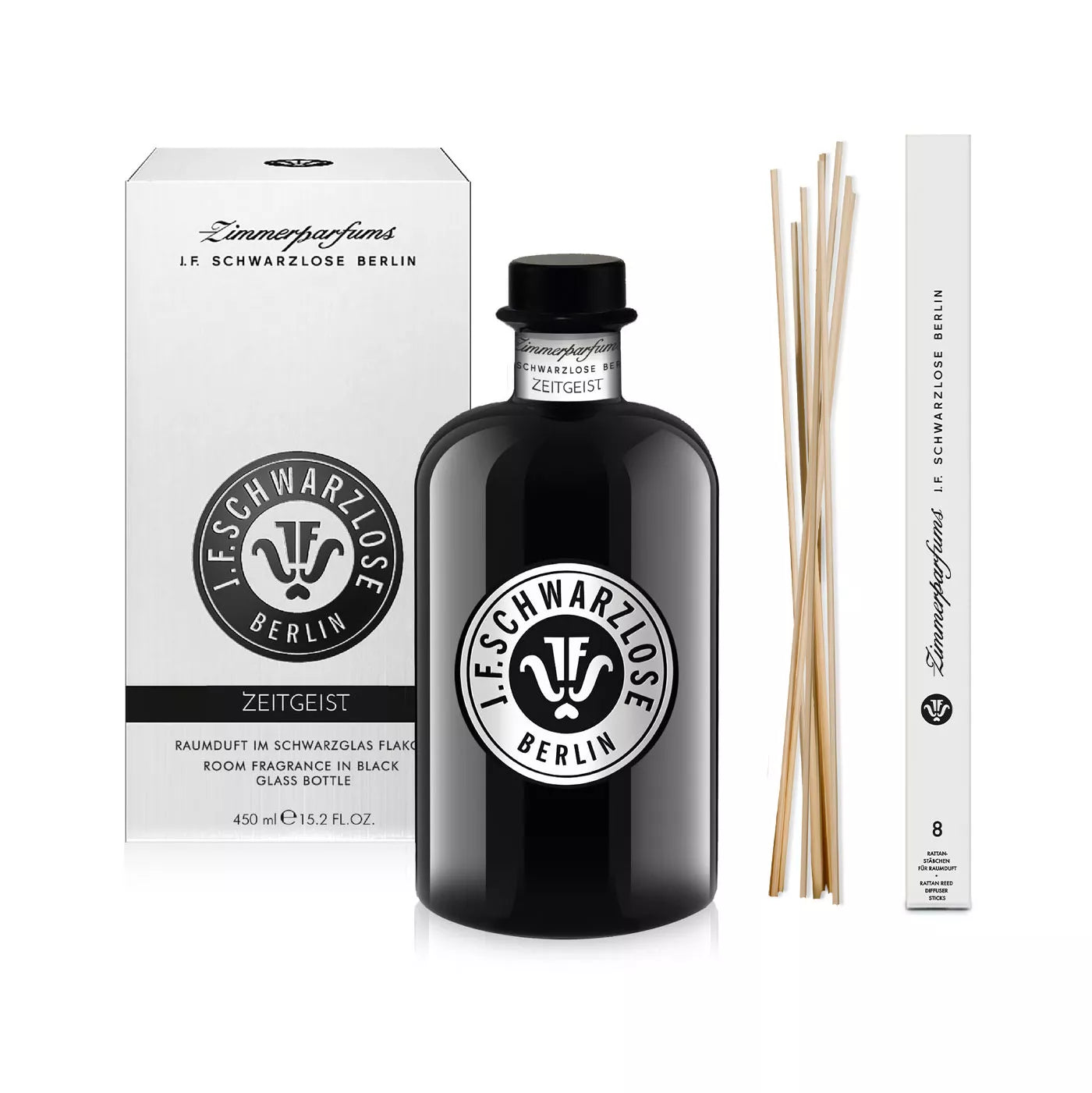 Zeitgeist / Zimmerparfum + Rattanstäbchen