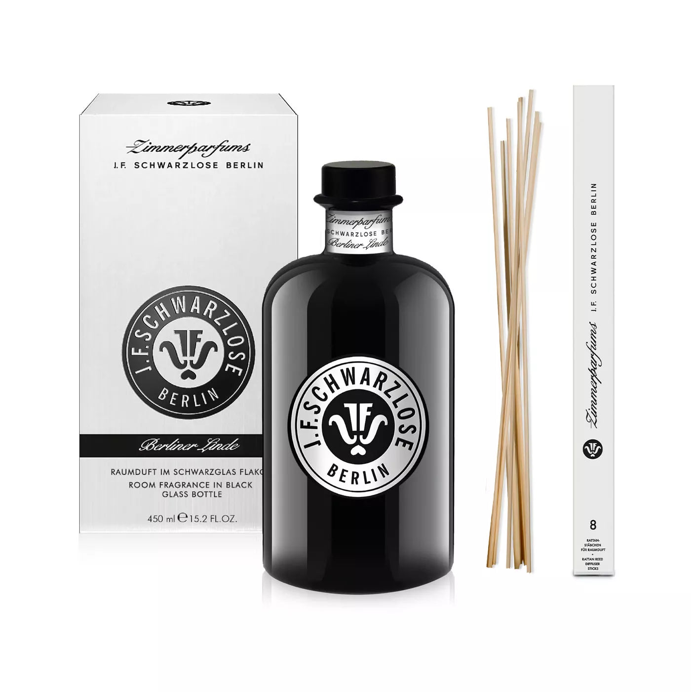 Berliner Linde / Zimmerparfum + Rattanstäbchen